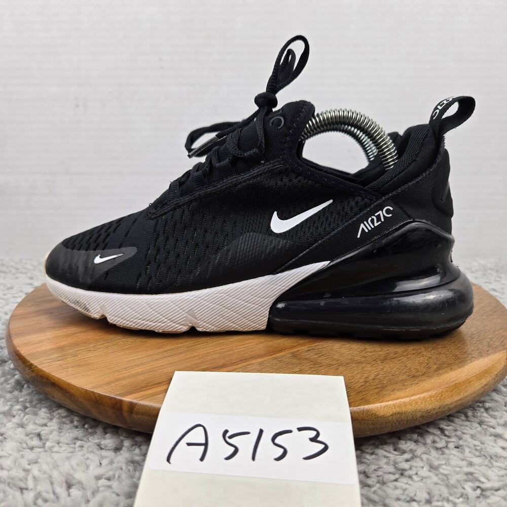 Nike Kids 6y Air Max 270 Black White GS Casual Daily Athletic Sneaker 943345-001